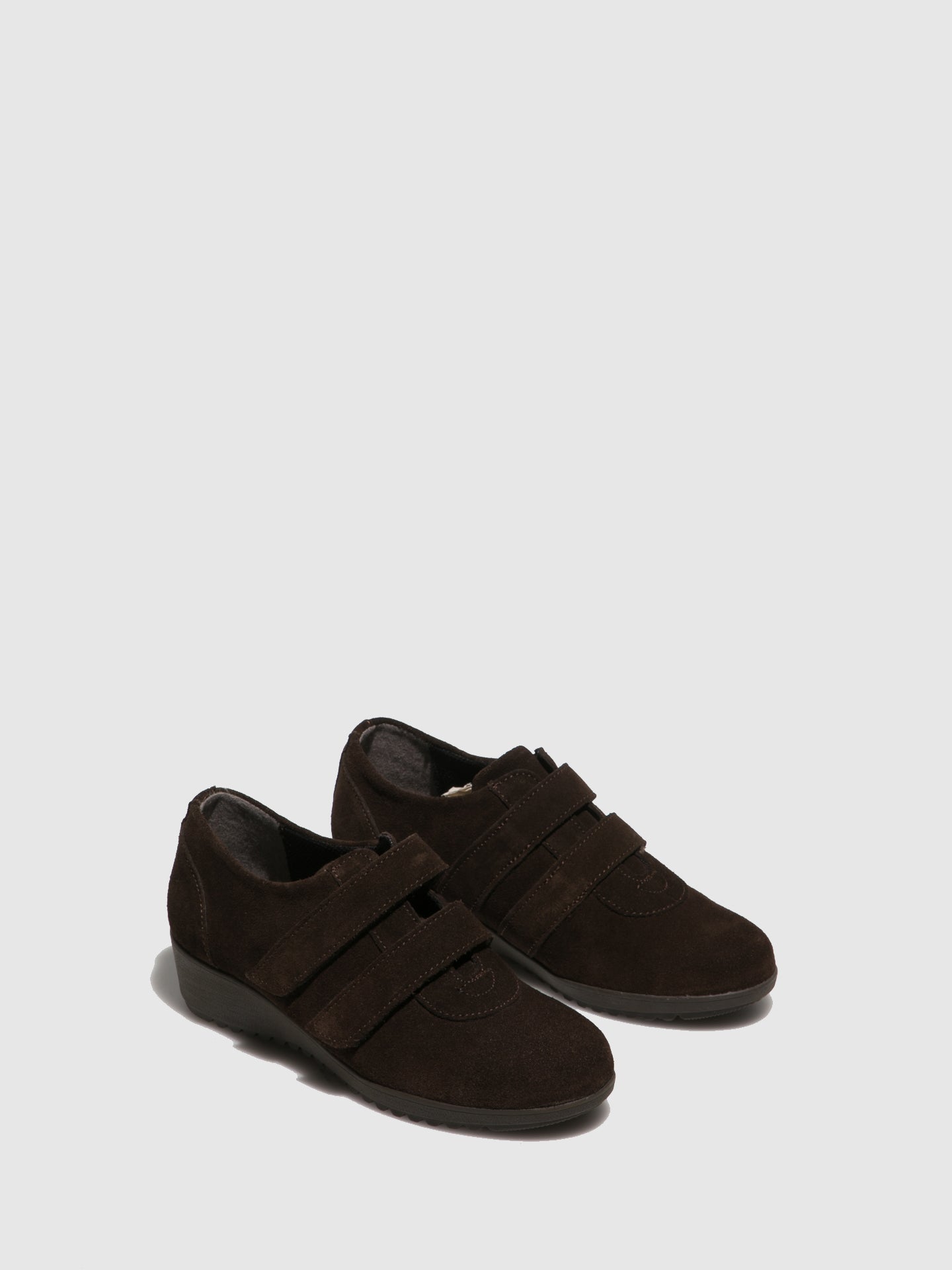 Foreva Sapatos com Ponta Redonda em Castanho